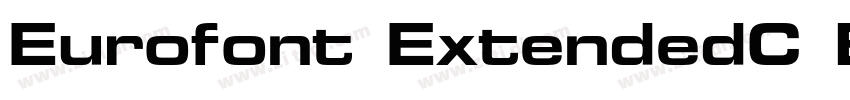 Eurofont ExtendedC B字体转换